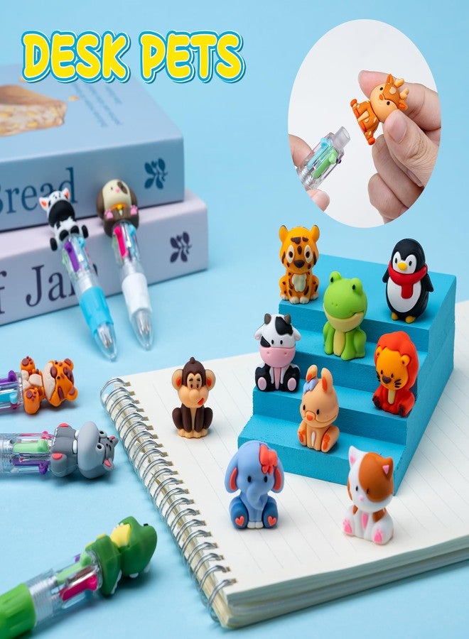 DMIGHT Cute Safari Animals Cartoon Gel Black Ink Pens,Random Kawaii Writing Pens,Assorted Styles Pens for School Office Home Student Kids Present - Image 5