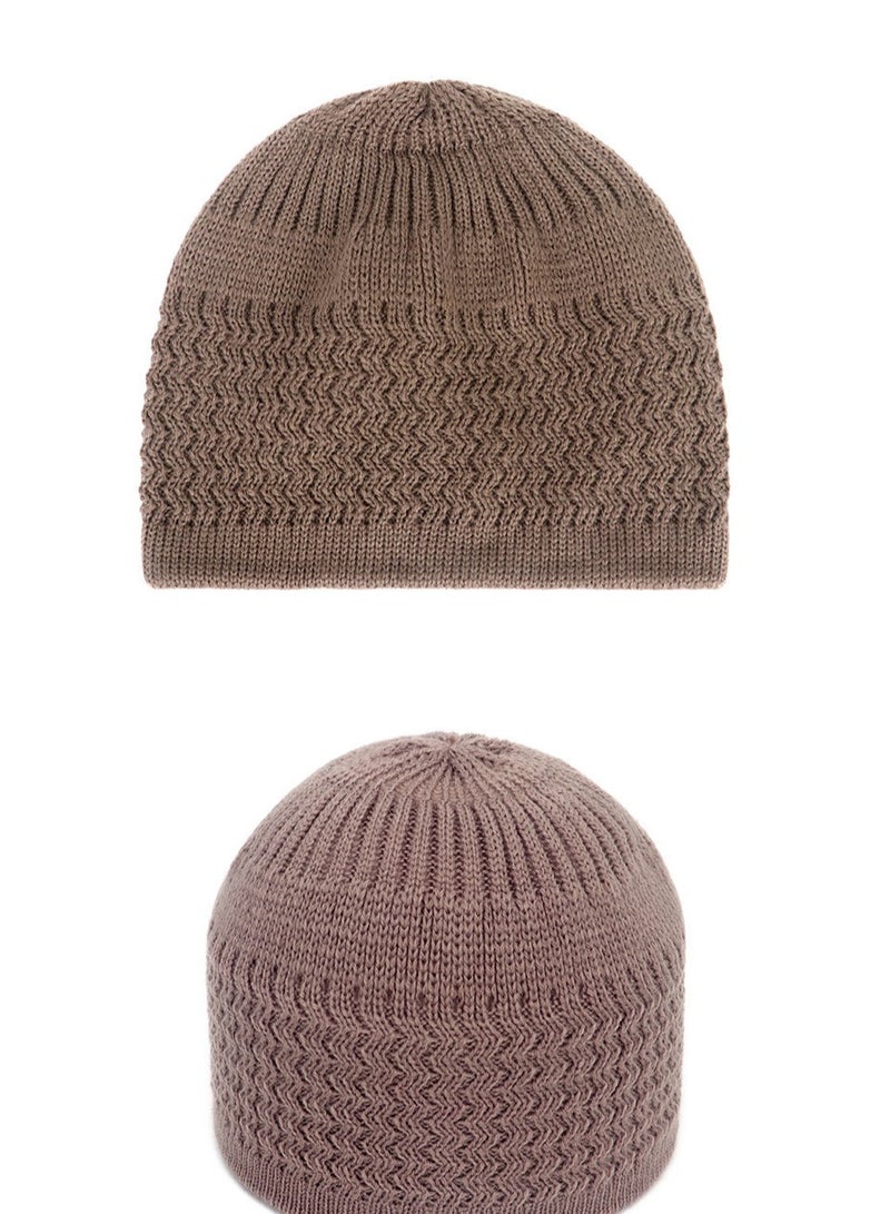 Pullover Knitted Hat Men's And Women's Warm Hat