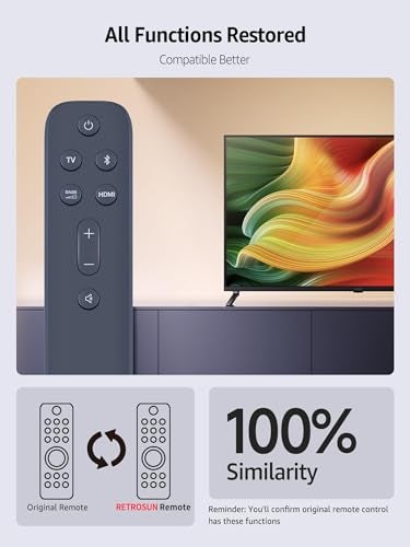 RETROSUN New Replacement Soundbar Remote Control for JBL Bar 51 Surround Sound Bar System JBL2GBAR51IMBLKAM for 21 Deep Bass MK2 - Image 3