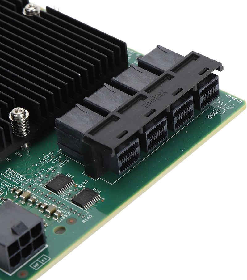 LSI HBA Raid Controllers, LSI SAS 9300 16I HBA Card 12Gbps 16 SATA SAS Port HBA Controller Card for for Linux for VMware for Freebsd - Image 4