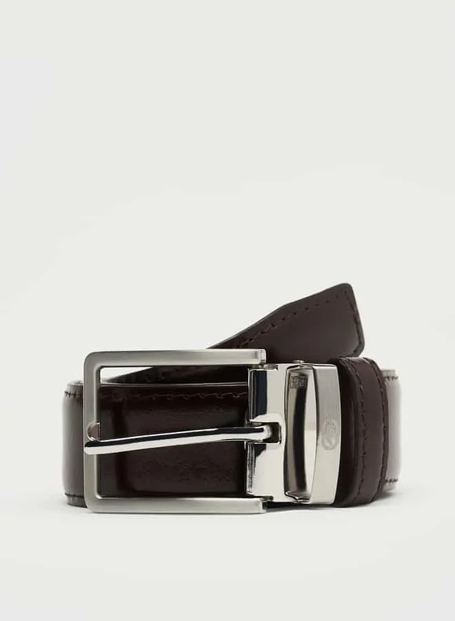 Ecko Unltd. Ecko Leather Belt with Pin Buckle Closure
