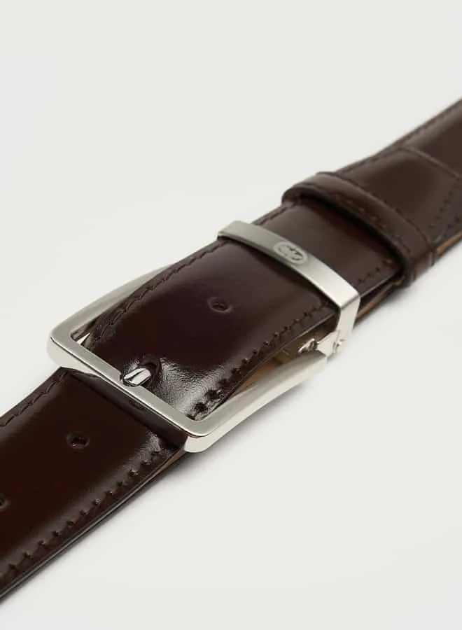 Ecko Unltd. Ecko Leather Belt with Pin Buckle Closure