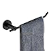 JQK JQK Black Hand Towel Holder, Stainless Steel Towel Bar for Bathroom, 9 Inch Necklace Holder Matte Black Wall Mount,  - Image 2