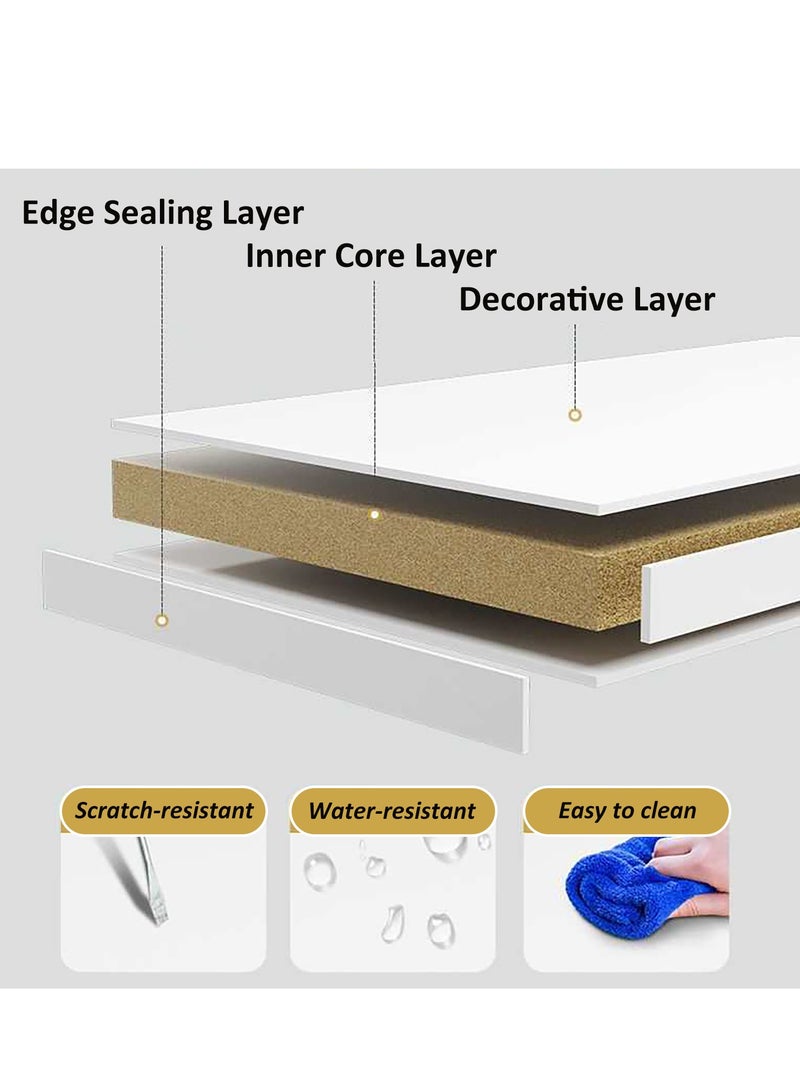 YY-ريشير طاولة جانب السرير مع خزانة تخزين، خزانة تخزين غرفة نوم خشبية، خزانة جانب السرير الحديثة مع أدراج - Image 5