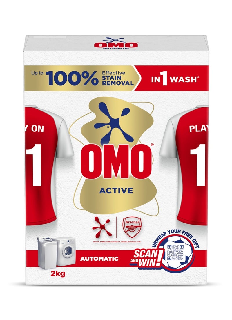 Omo Active Laundry Detergent Powder Automatic - Image 1