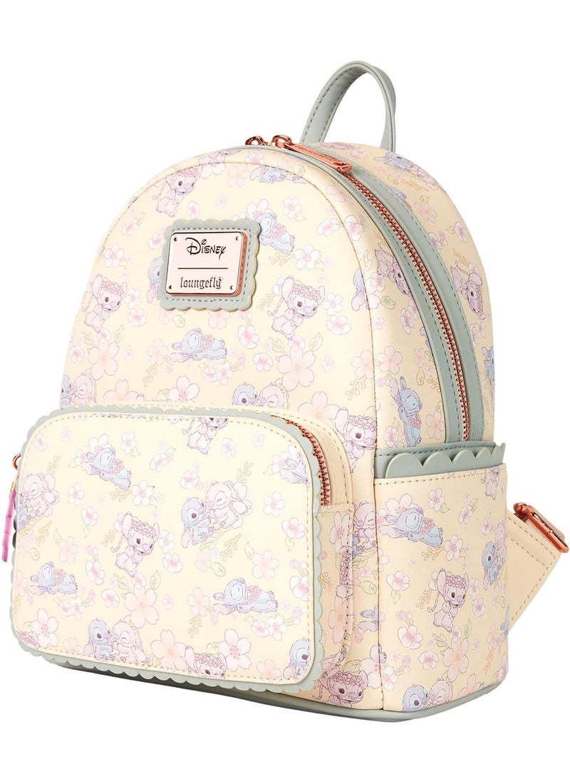Loungefly Loungefly Disney Cute Stitch Cherry Blossom Mini Backpack  - Image 2