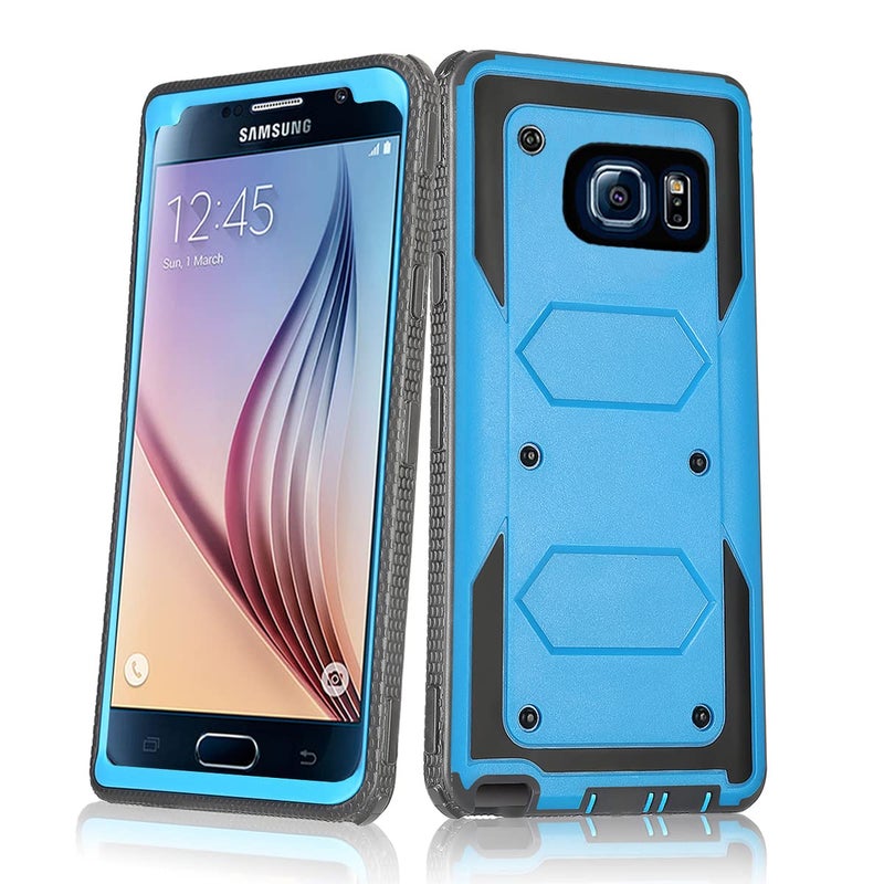 Asuwish Phone Case for Samsung Galaxy S6 Cover Hybrid Rugged Shockproof Drop Proof Full Body Protective Heavy Duty Cell Accessories Glaxay S 6 Gaxaly 6s Galaxies GS6 SM-G920V G920A Women Men Black - Image 1
