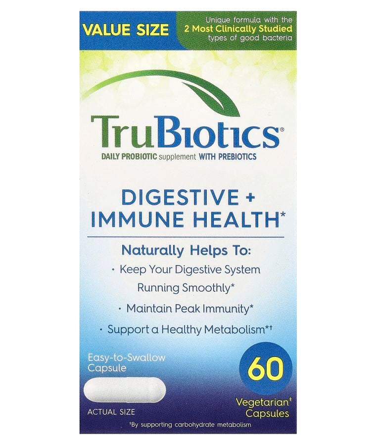 TruBiotics Digestive + Immune Health 60 Vegetarian Capsules