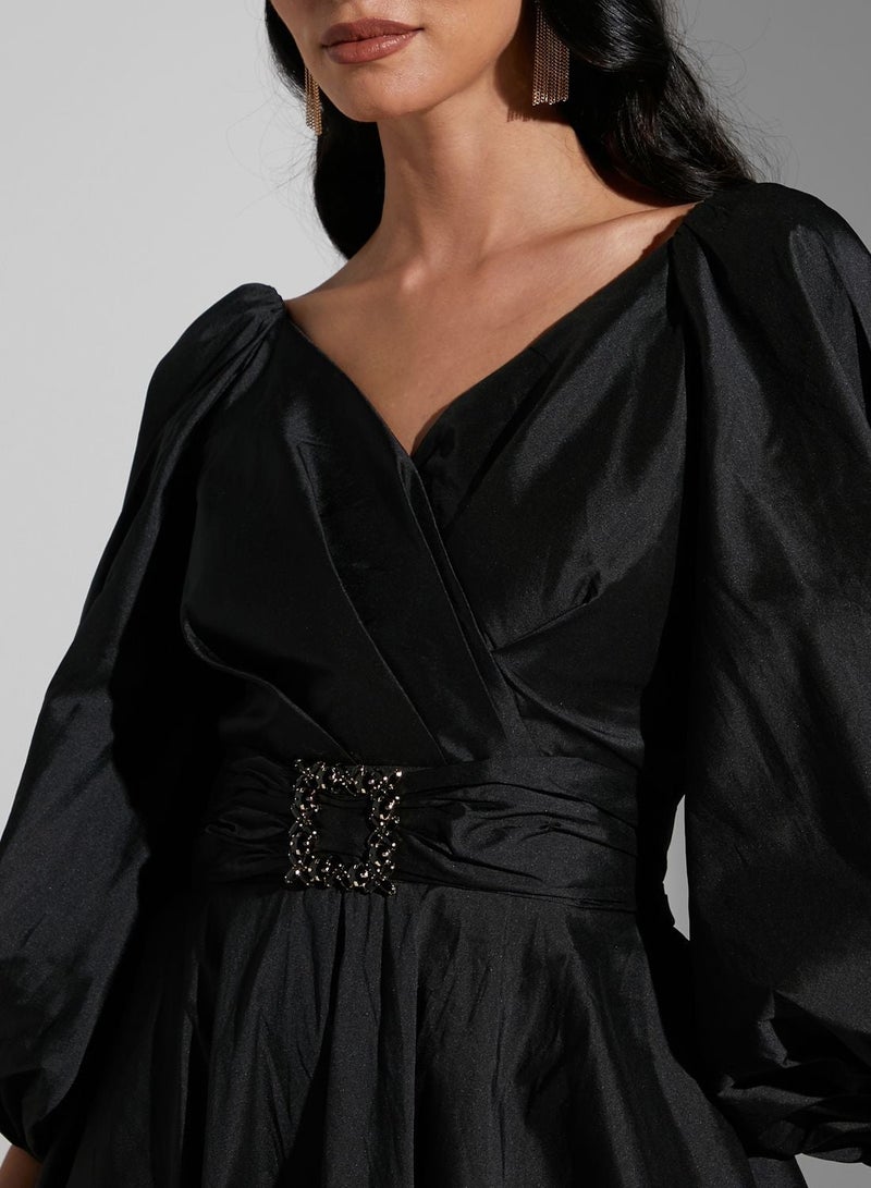 Khizana Balloon Sleeve Dress - Image 3