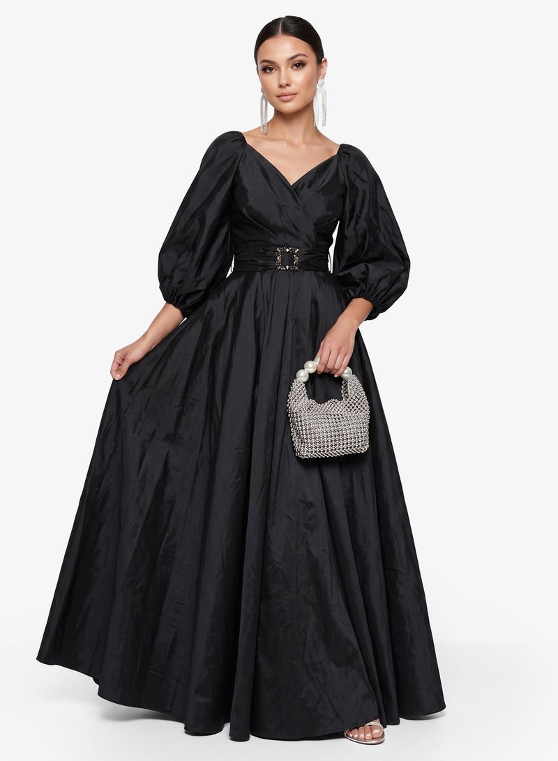 Khizana Balloon Sleeve Dress - Image 1