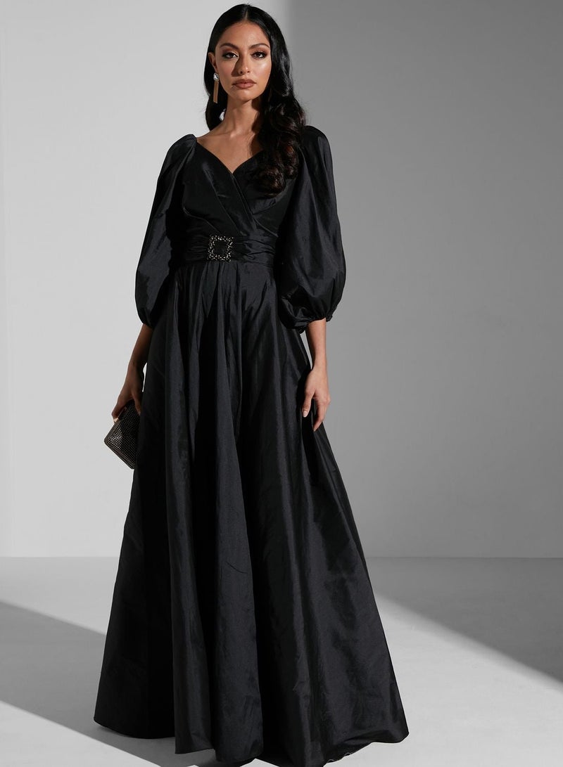 Khizana Balloon Sleeve Dress - Image 5