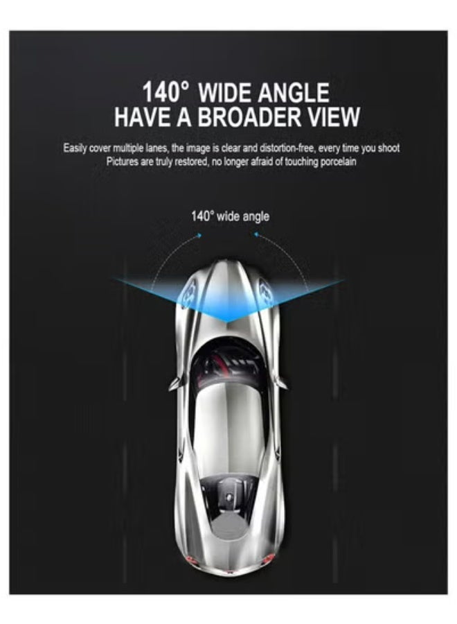 Multi-function Car Camera, Speedometer, HD Car Driving Recorder, 2.0 Inch (Black) - Image 4