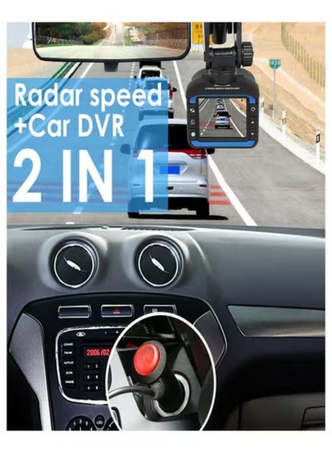 Multi-function Car Camera, Speedometer, HD Car Driving Recorder, 2.0 Inch (Black) - Image 2
