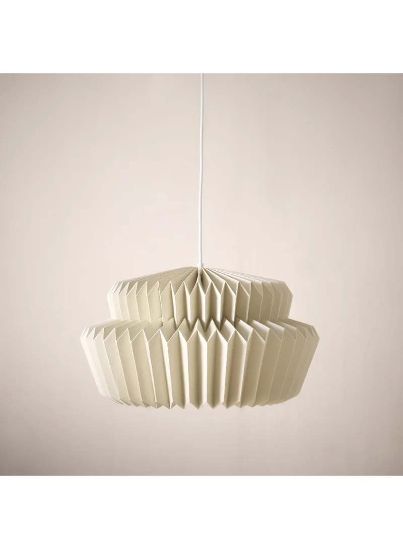 Home Box Tasha Metal Pendant Lamp with Canopy and Paper Shade 40 x 150 x 40 cm