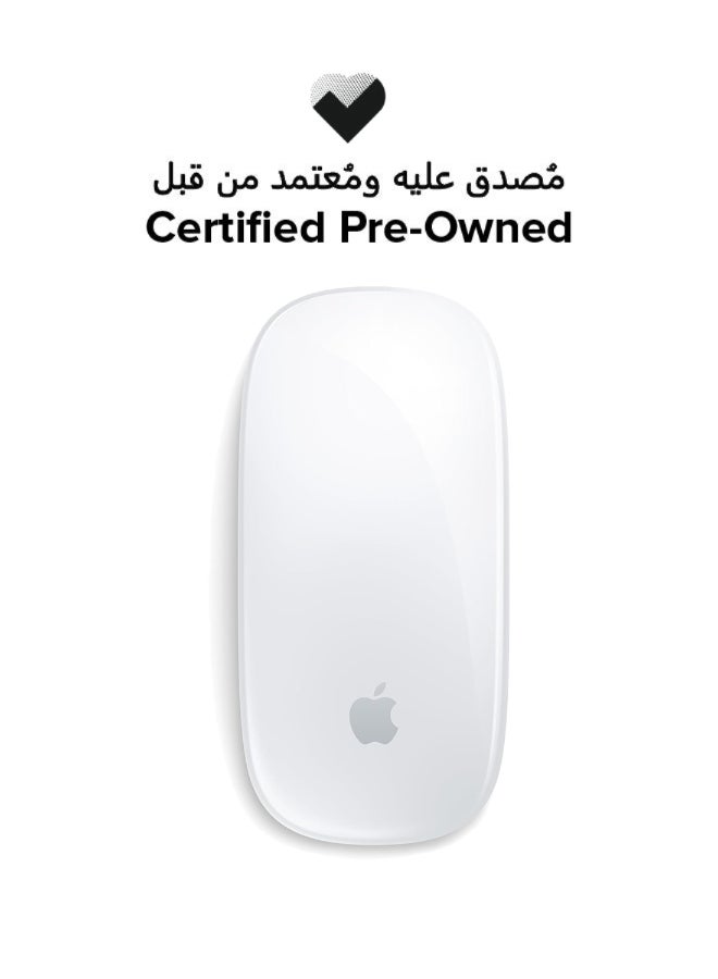 Apple Certified Pre Owned - Apple Magic Mouse - Wireless Multi-Touch Surface - USB-C - White white - Image 1