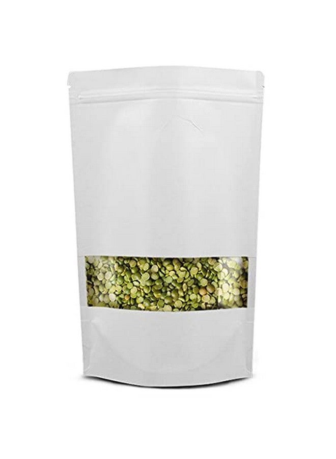 Deera Stand Up Ziplock Reusable Airtight Polyester Storage Pouch (Matte White)(160mmX230mm)(Pack of 25) - Image 5