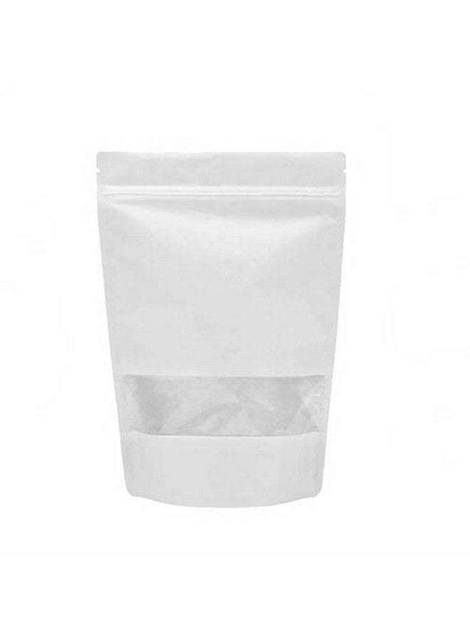 Deera Stand Up Ziplock Reusable Airtight Polyester Storage Pouch (Matte White)(160mmX230mm)(Pack of 25) - Image 3