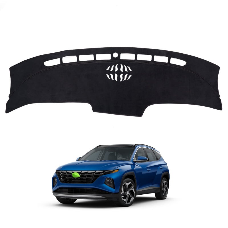 Autorder Dashboard Cover Mat for Hyundai Tucson 2022 2023 2024 Accessories Dash Cover Flannel Dash Mat Sunshade Glare UV Rays ProtectorOnly Fit 1025 inch Digital Clusternot fit 42 inch