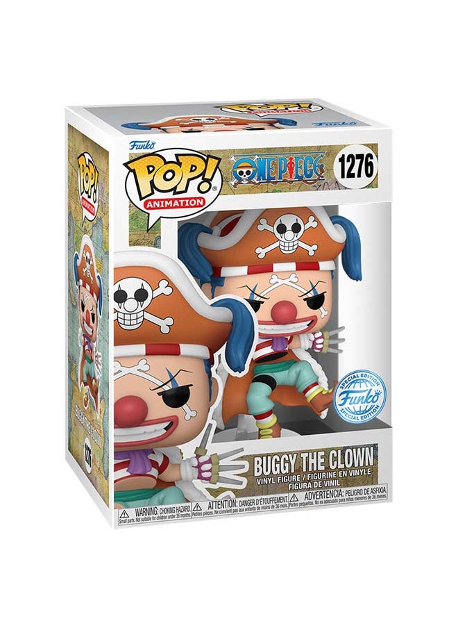 Funko - Pop Animation: One Piece Buggy the Clown Exc - Image 1