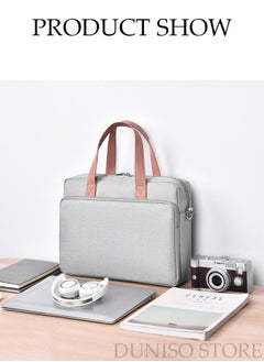 DUNISO 15.6 Inch Laptop Bag Lightweight Computer Bag Travel Business Briefcase Water Resistance Shoulder Messenger Bag Crossbody Bag for Men and Women Work Office  - Image 5