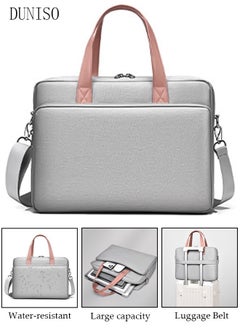 DUNISO 15.6 Inch Laptop Bag Lightweight Computer Bag Travel Business Briefcase Water Resistance Shoulder Messenger Bag Crossbody Bag for Men and Women Work Office  - Image 1
