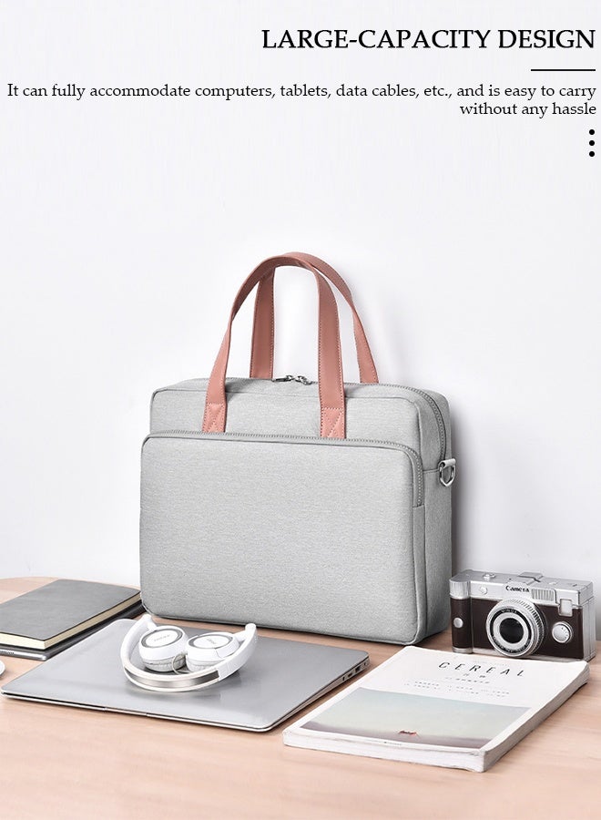 DUNISO 15.6 Inch Laptop Bag Lightweight Computer Bag Travel Business Briefcase Water Resistance Shoulder Messenger Bag Crossbody Bag for Men and Women Work Office - Image 3