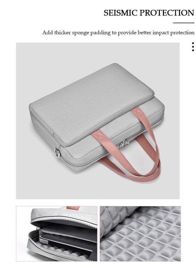 DUNISO 15.6 Inch Laptop Bag Lightweight Computer Bag Travel Business Briefcase Water Resistance Shoulder Messenger Bag Crossbody Bag for Men and Women Work Office - Image 2