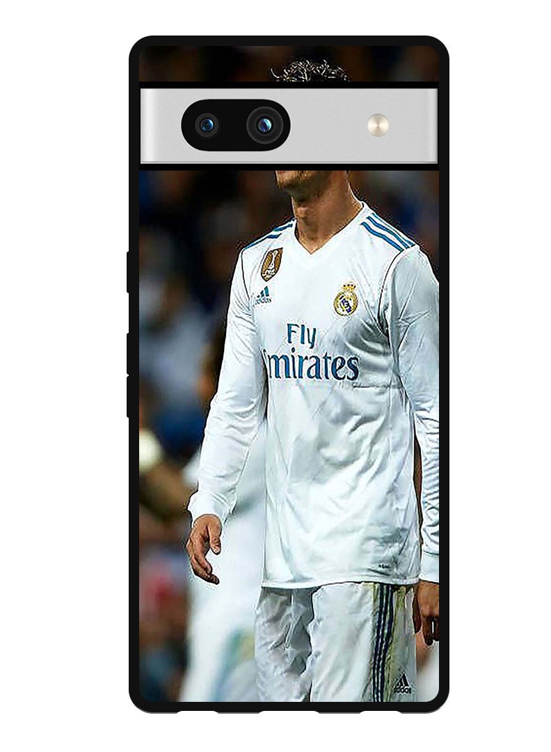 Theodor Protective Case Anti Scratch Shock Proof Bumper Cover For Google Pixel 7a Ronaldo Smiling - Image 1