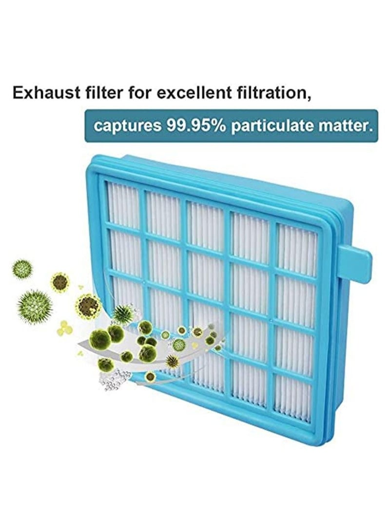 4 Piece Vacuum Cleaner Replacement Hepa Filter with Foam Accessories for Philips FC8470 FC8471 - Image 4