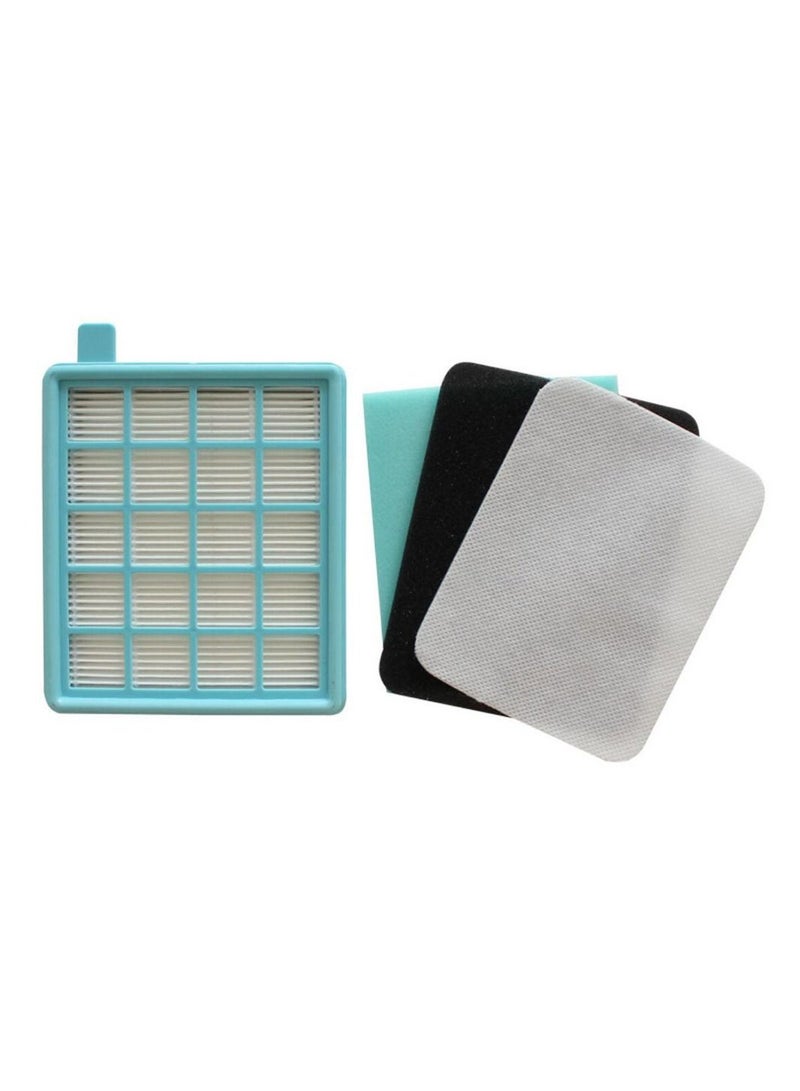4 Piece Vacuum Cleaner Replacement Hepa Filter with Foam Accessories for Philips FC8470 FC8471 - Image 1