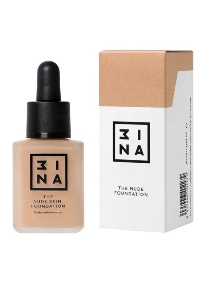 3INA The Nude Foundation 308, Dark beige - Image 1