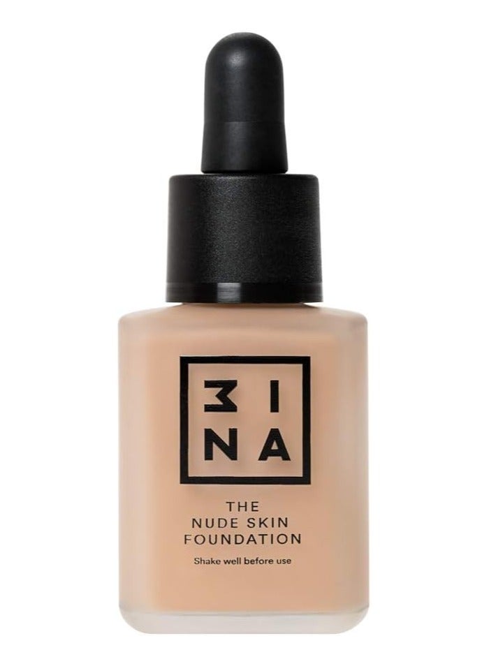 3INA The Nude Foundation 308, Dark beige - Image 2