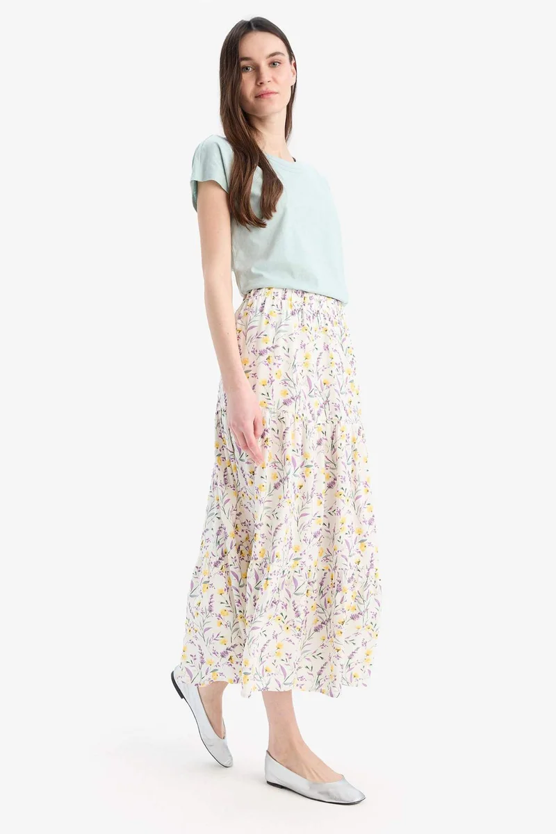 ديفاكتو Midi Skirt