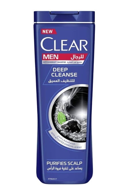 CLEAR MEN DEEP CLEANSE CHARCOL 400ML SHAMPOO