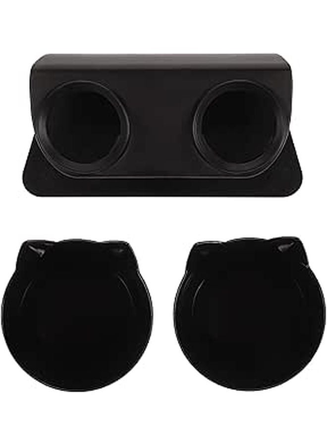 Elevated Dog Feeder Bowl 15 Degree Neck Protection Non Slip Base Pet Feeding Bowl - Image 1
