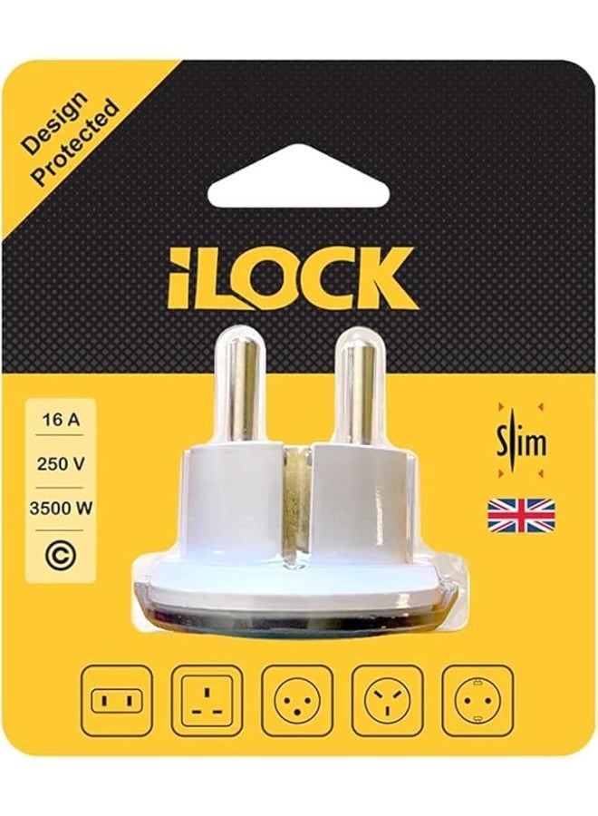 iLOCK i LOCK Travel Plug adapter Converter - Multicolor - Image 1