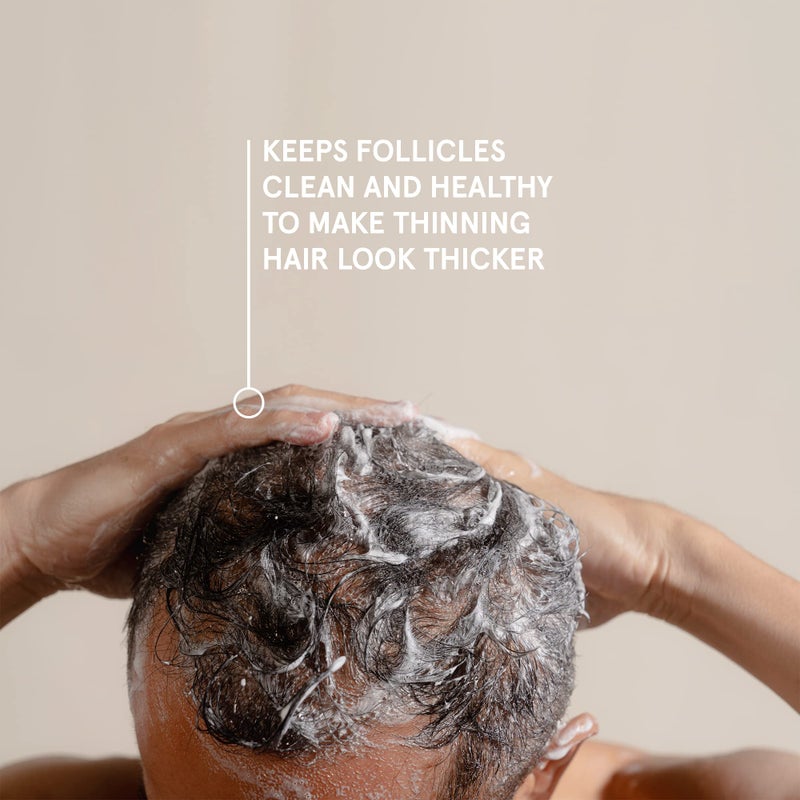 Keeps Hair Regrowth Treatment Mens Shampoo for Fuller, Thicker Looking Hair, 8 oz - Thinning and Hair Growth Shampoo for Men - DHT Blocker - Infused with Biotin, Caffeine, & Saw Palmetto - Image 4