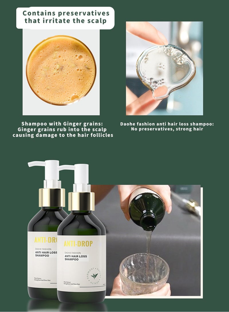 Generic Anti Hair Loss Shampoo with Plant Extract Effective Deep Clean Refreshing Oil Control Moisturizing for Strong Root and Firm Hair  - Image 5