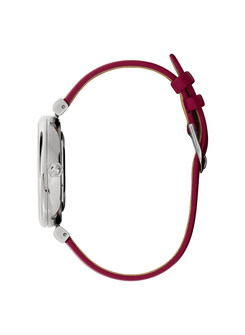 OLIVIA BURTON ROUND ANALOG WOMEN'S SILVER WHITE CASE WATCH - 24000098 - Image 4