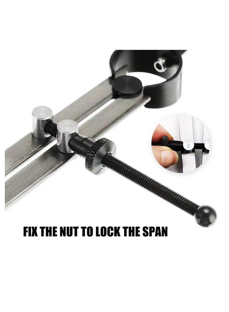 Yakumuz Drawing Compass for Woodworking Compass For Geometry, Yakumuz Large Wing Divider Compass 6” (150mm), Woodworking Compass Metal Drawing Tool for Carpenter - Image 4