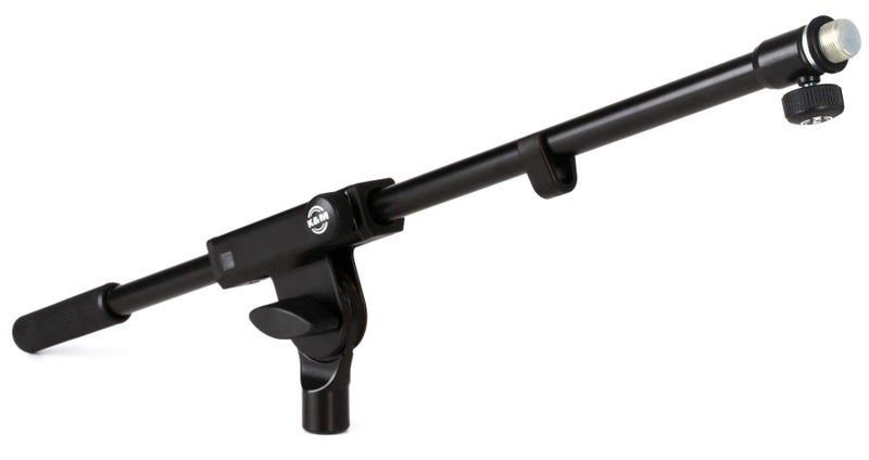 KM K&M - König & Meyer 21120.577.55 - Two-Piece Telescopic Boom Arm Extra Long - Smooth, Silent and Scratch Free Position Changes - Professional Grade for all Musicians - German Made - Black - Image 1