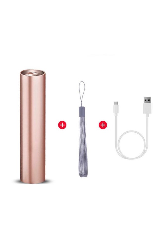 Mini Flashlight with USB Charging and Built-in Battery