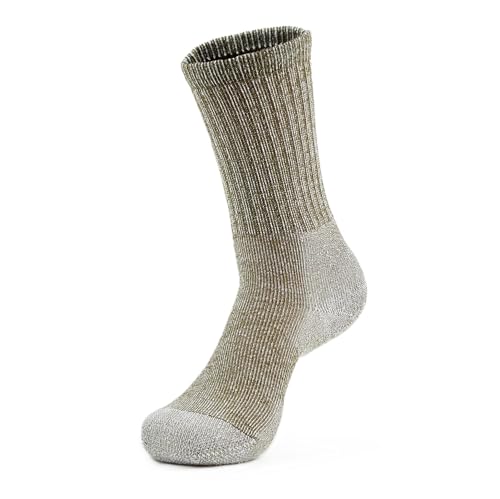 Thorlos Unisex LTH Light Hiking Thick Padded Crew Sock, Sage, Large - Image 2