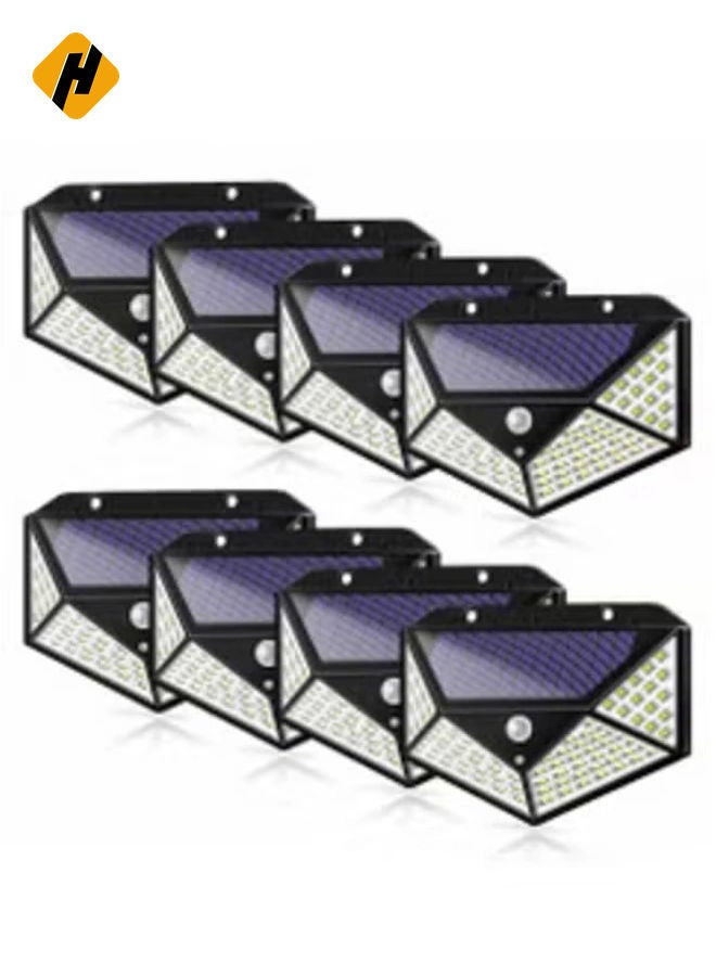 HuHa 8 Pairs Solar Outdoor LED Lights with Reflectors – Waterproof Lighting for Front Door, Yard, Garage, and Deck  - Image 1