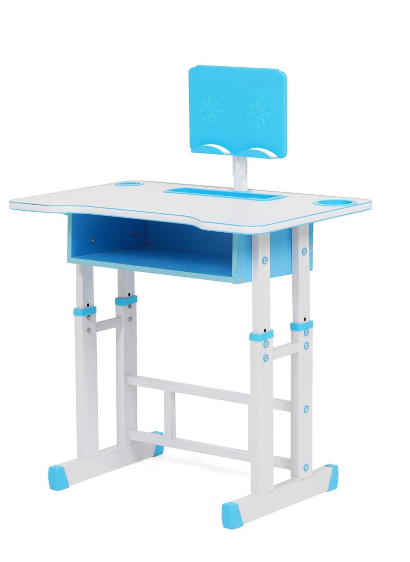 Kids Study Table And Chair Set 70cm Educational Table Children and Toddlers Furniture Activity Playroom Craft and Study Desk Set with Ergonomic Design Safe Construction Ample Storage Ideal for Home Learning Nursery Creativity Growing with your Little Ones