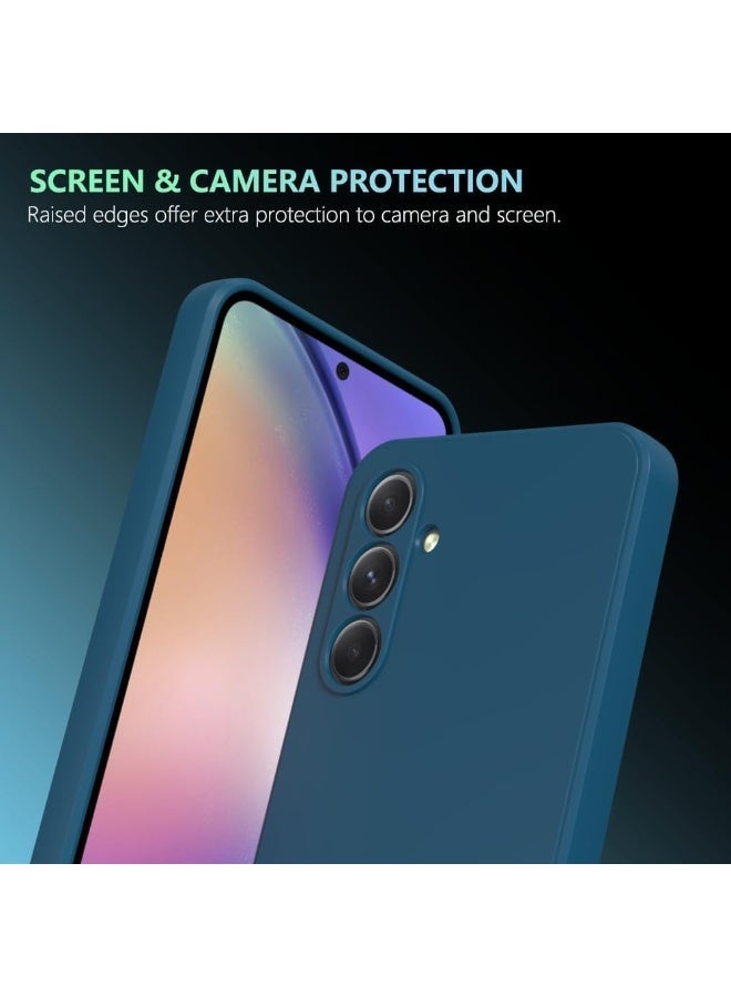 جراب لهاتف سامسونج جالاكسي A37 5G، مصنوع من السيليكون الناعم، بتصميم نحيف، مصنوع من مادة TPU خفيفة الوزن، بلمسة نهائية غير لامعة، مقاوم للصدمات وبصمات الأصابع، مصمم خصيصًا لهاتف سامسونج جالاكسي A37 5G. - Image 2