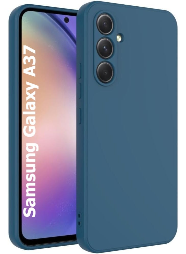 جراب لهاتف سامسونج جالاكسي A37 5G، مصنوع من السيليكون الناعم، بتصميم نحيف، مصنوع من مادة TPU خفيفة الوزن، بلمسة نهائية غير لامعة، مقاوم للصدمات وبصمات الأصابع، مصمم خصيصًا لهاتف سامسونج جالاكسي A37 5G. - Image 1