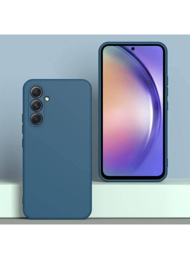 جراب لهاتف سامسونج جالاكسي A37 5G، مصنوع من السيليكون الناعم، بتصميم نحيف، مصنوع من مادة TPU خفيفة الوزن، بلمسة نهائية غير لامعة، مقاوم للصدمات وبصمات الأصابع، مصمم خصيصًا لهاتف سامسونج جالاكسي A37 5G. - Image 4