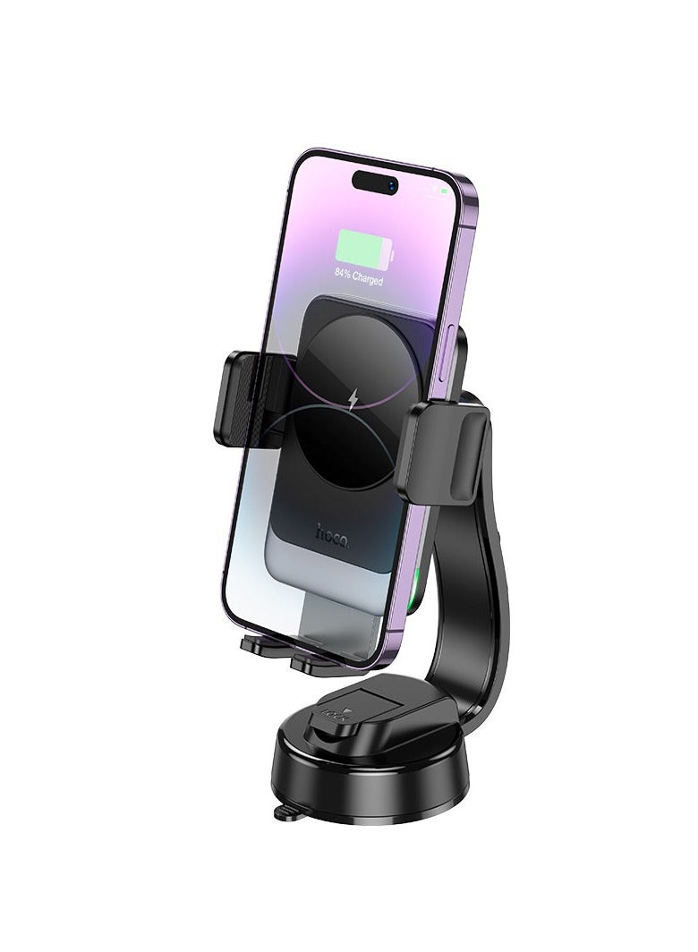 HOCO Magnetic Fast Charge 15 W Car Holder with Dashboard Console (Retractable) HW14 - Image 4