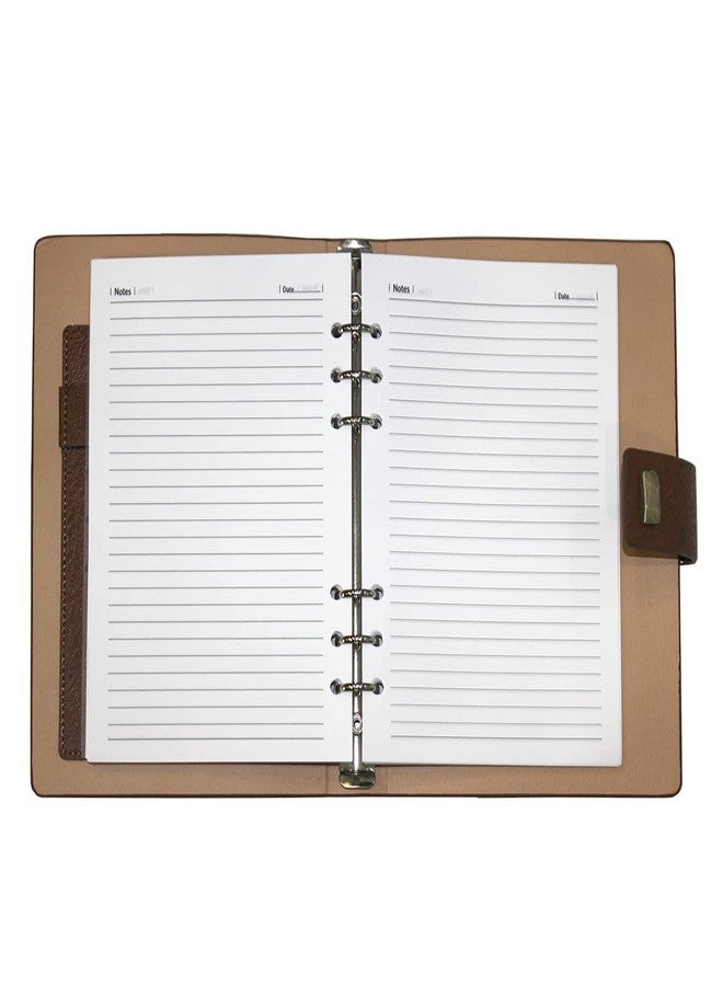 Viva ICON B5 Ringbinder Notebook with 6 Ring Mechanism - Refillable and Colour Oil Edge (Coffee) - Image 2